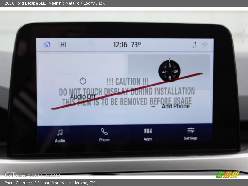 Magnetic Metallic / Ebony Black 2020 Ford Escape SEL
