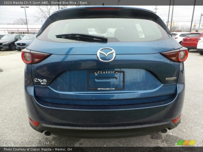 Eternal Blue Mica / Black 2020 Mazda CX-5 Sport AWD