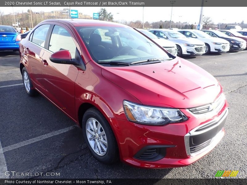 Cajun Red Tintcoat / Jet Black/Dark Titanium 2020 Chevrolet Sonic LT Sedan