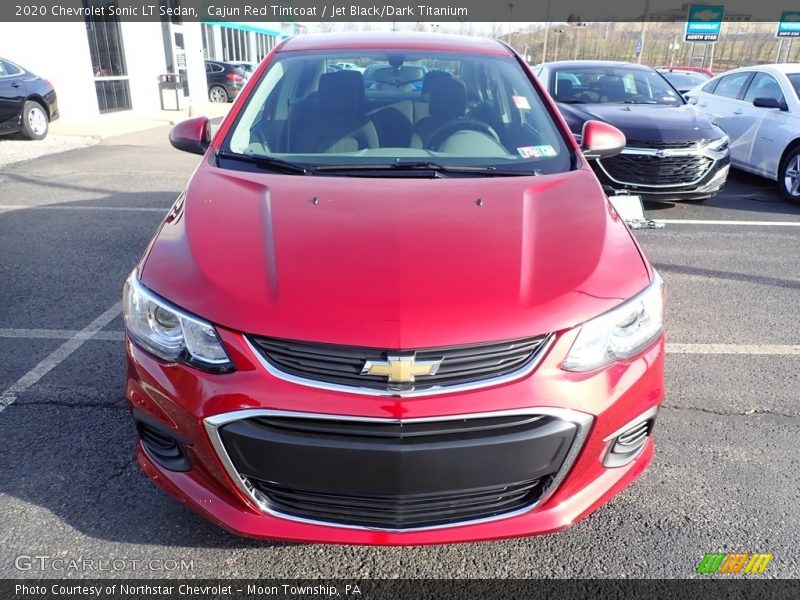 Cajun Red Tintcoat / Jet Black/Dark Titanium 2020 Chevrolet Sonic LT Sedan