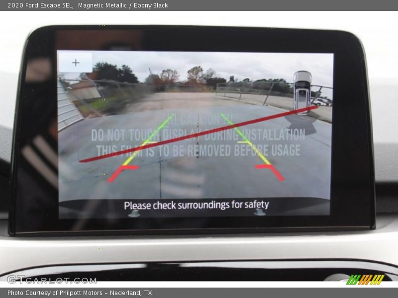 Magnetic Metallic / Ebony Black 2020 Ford Escape SEL