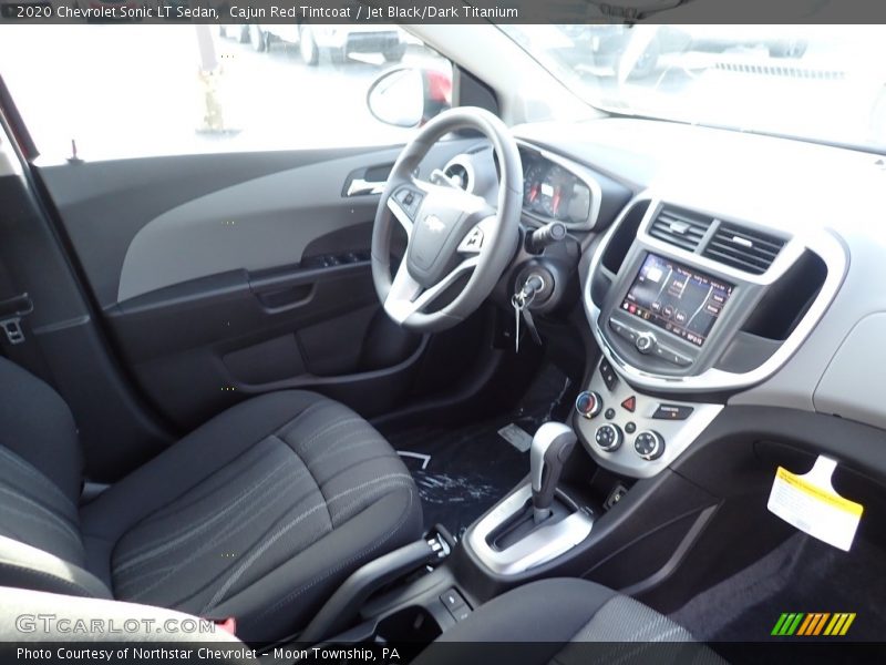 Cajun Red Tintcoat / Jet Black/Dark Titanium 2020 Chevrolet Sonic LT Sedan