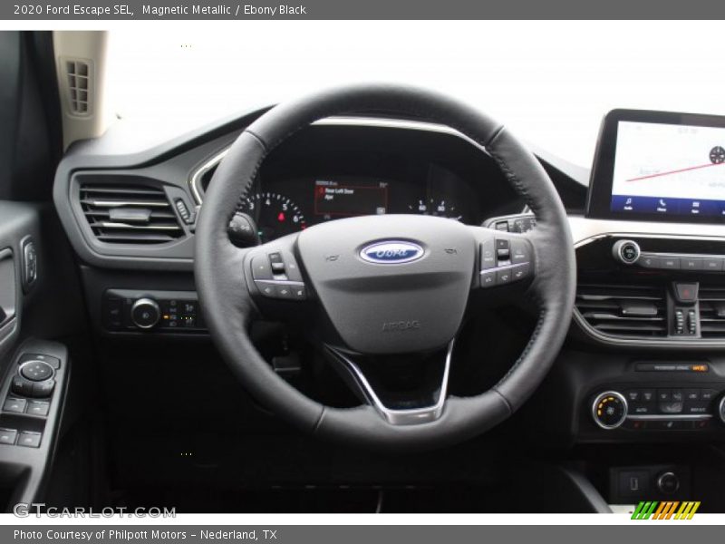 Magnetic Metallic / Ebony Black 2020 Ford Escape SEL