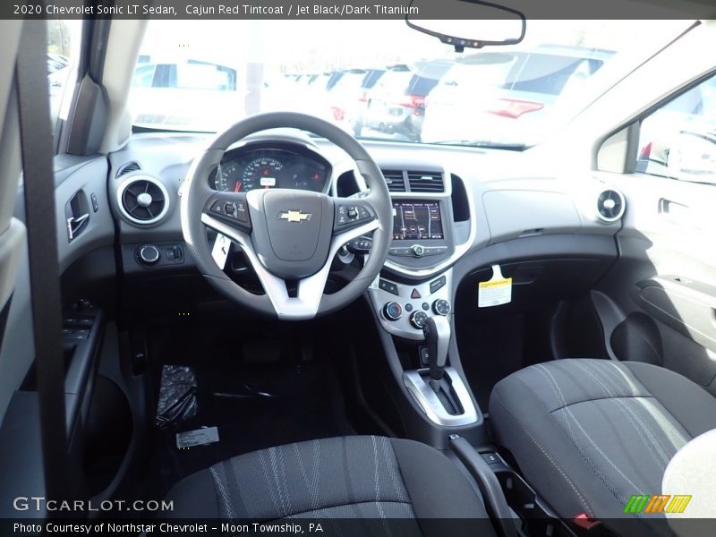 Cajun Red Tintcoat / Jet Black/Dark Titanium 2020 Chevrolet Sonic LT Sedan