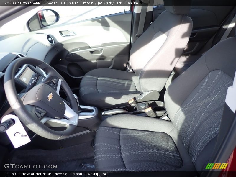 Cajun Red Tintcoat / Jet Black/Dark Titanium 2020 Chevrolet Sonic LT Sedan