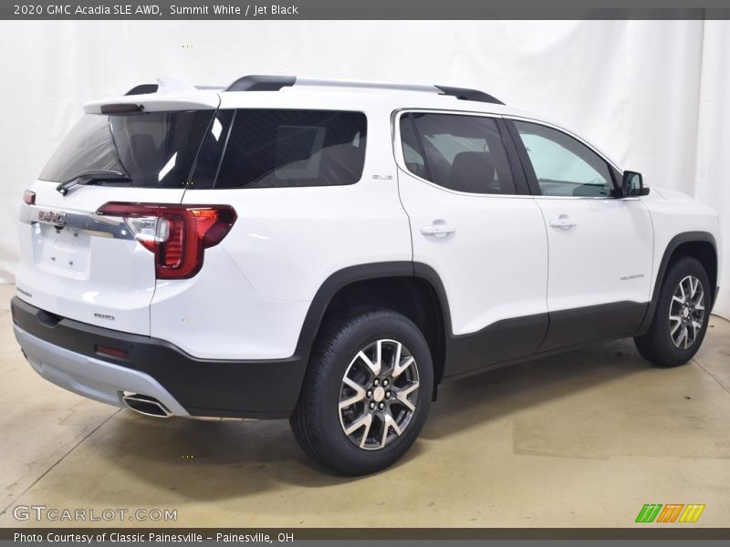 Summit White / Jet Black 2020 GMC Acadia SLE AWD
