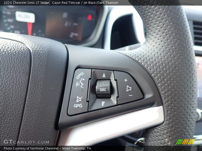 Cajun Red Tintcoat / Jet Black/Dark Titanium 2020 Chevrolet Sonic LT Sedan