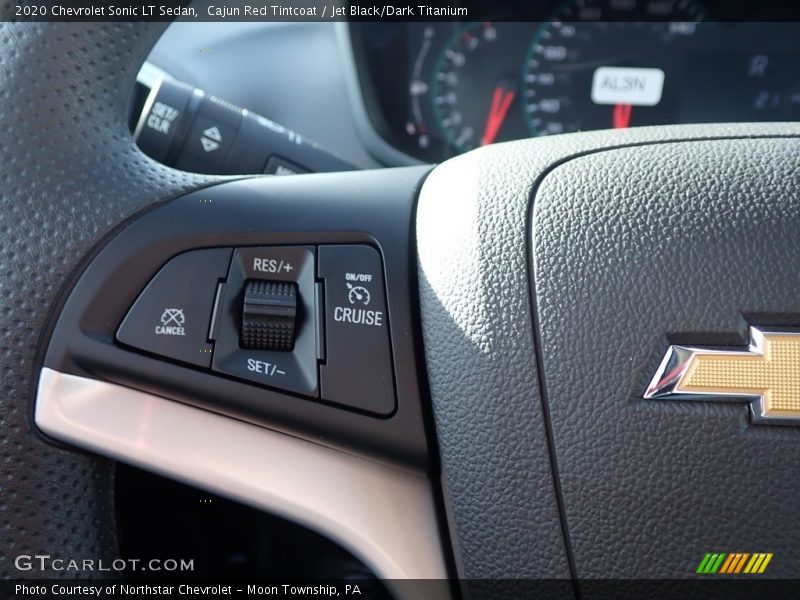 Cajun Red Tintcoat / Jet Black/Dark Titanium 2020 Chevrolet Sonic LT Sedan