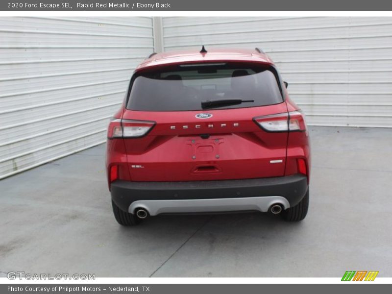 Rapid Red Metallic / Ebony Black 2020 Ford Escape SEL