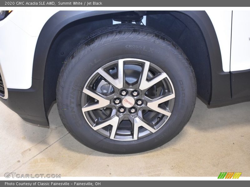 Summit White / Jet Black 2020 GMC Acadia SLE AWD