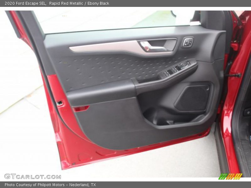 Rapid Red Metallic / Ebony Black 2020 Ford Escape SEL