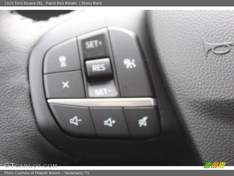 Rapid Red Metallic / Ebony Black 2020 Ford Escape SEL