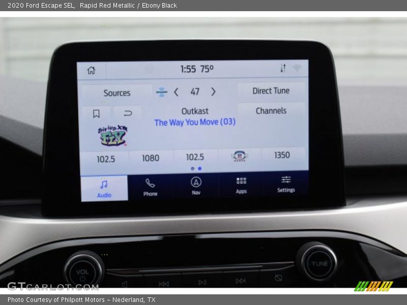 Rapid Red Metallic / Ebony Black 2020 Ford Escape SEL
