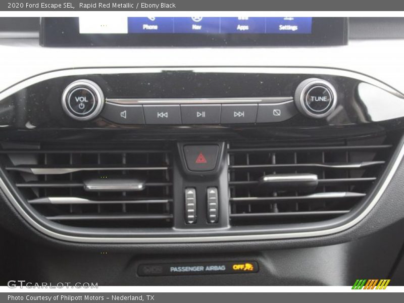 Rapid Red Metallic / Ebony Black 2020 Ford Escape SEL