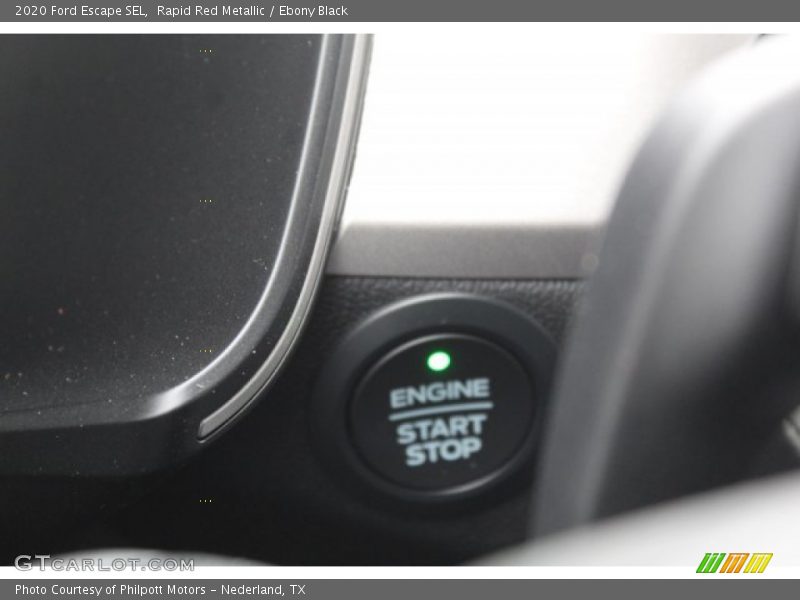 Rapid Red Metallic / Ebony Black 2020 Ford Escape SEL