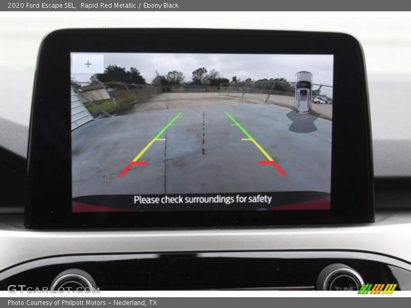 Rapid Red Metallic / Ebony Black 2020 Ford Escape SEL