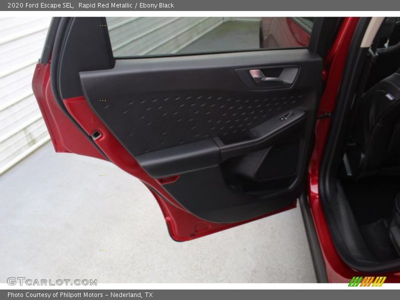 Rapid Red Metallic / Ebony Black 2020 Ford Escape SEL