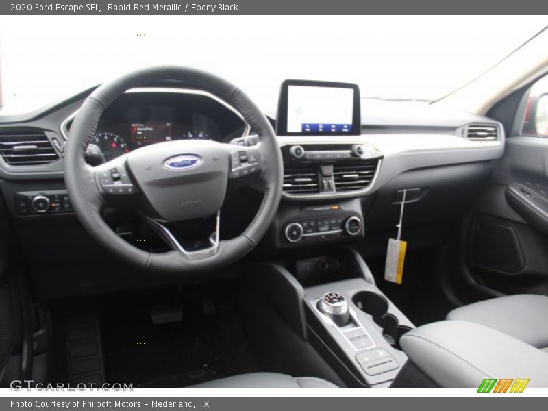Rapid Red Metallic / Ebony Black 2020 Ford Escape SEL