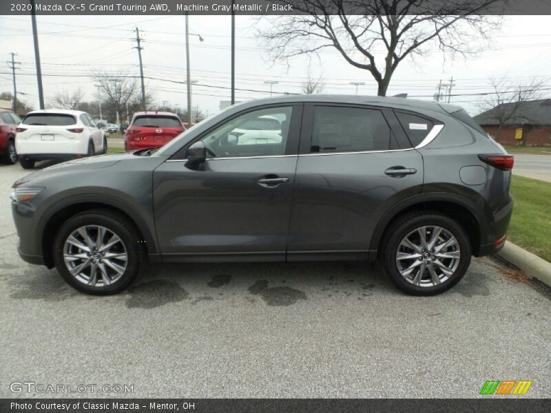 Machine Gray Metallic / Black 2020 Mazda CX-5 Grand Touring AWD