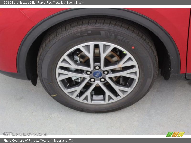 Rapid Red Metallic / Ebony Black 2020 Ford Escape SEL