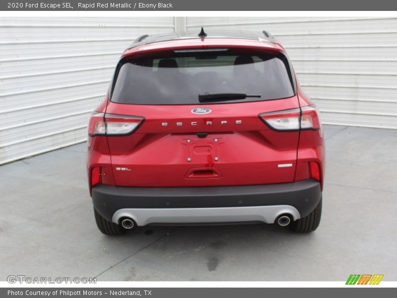 Rapid Red Metallic / Ebony Black 2020 Ford Escape SEL