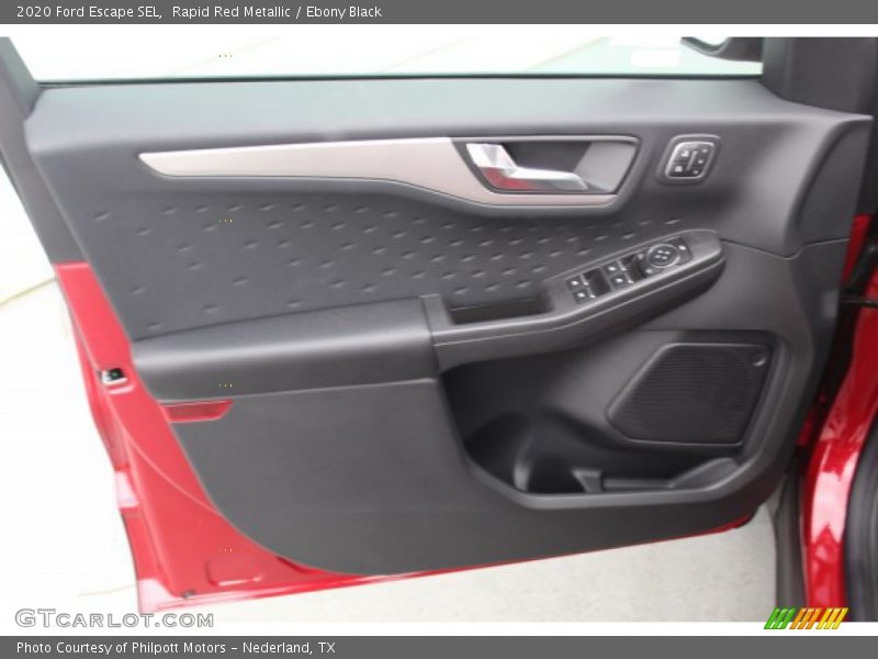 Rapid Red Metallic / Ebony Black 2020 Ford Escape SEL