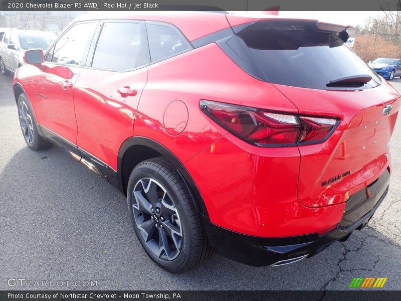 Red Hot / Jet Black 2020 Chevrolet Blazer RS AWD