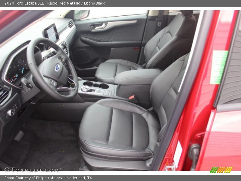 Rapid Red Metallic / Ebony Black 2020 Ford Escape SEL