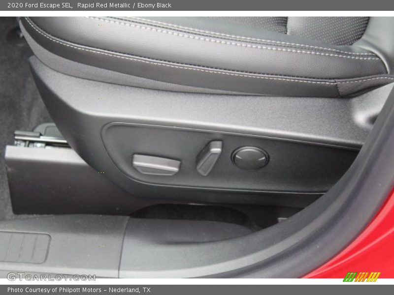 Rapid Red Metallic / Ebony Black 2020 Ford Escape SEL