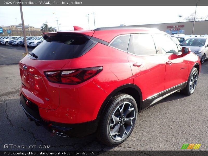 Red Hot / Jet Black 2020 Chevrolet Blazer RS AWD