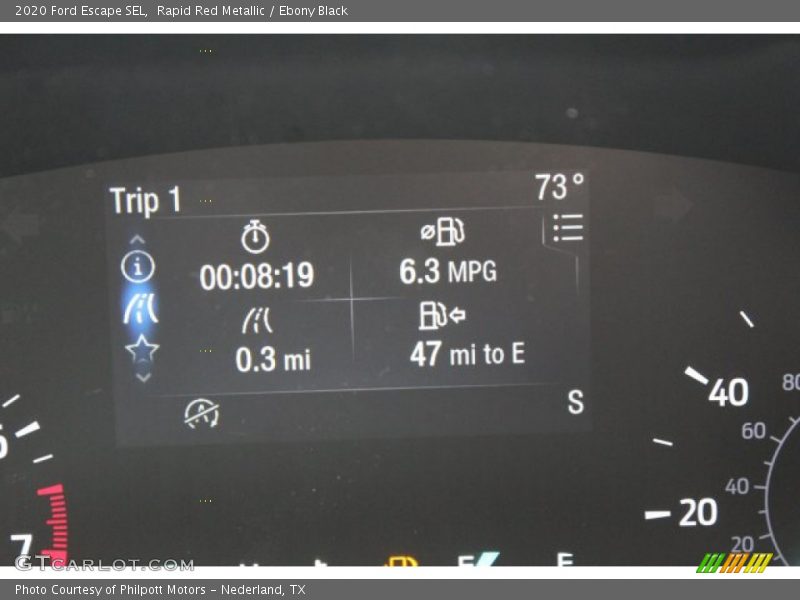 Rapid Red Metallic / Ebony Black 2020 Ford Escape SEL