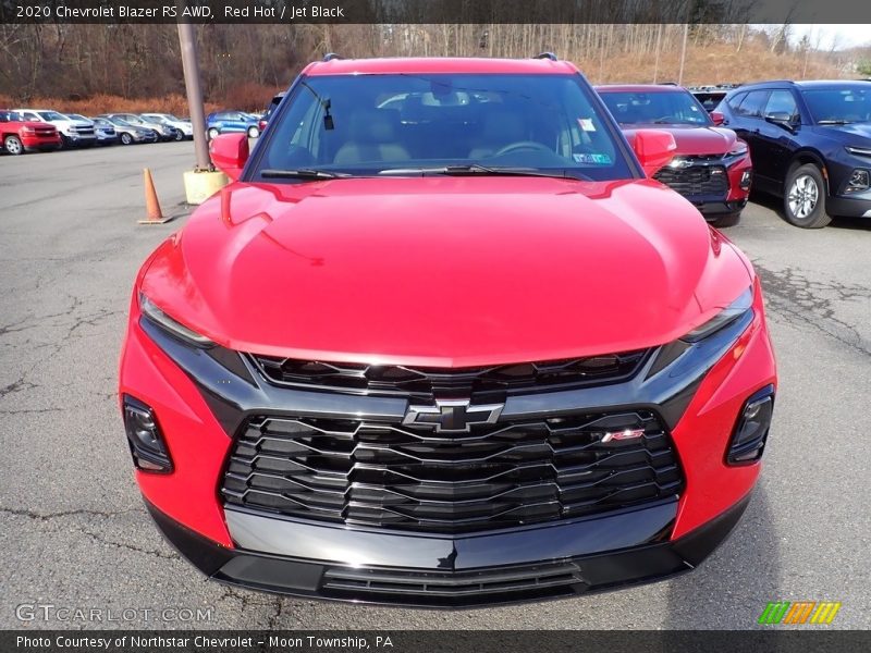 Red Hot / Jet Black 2020 Chevrolet Blazer RS AWD