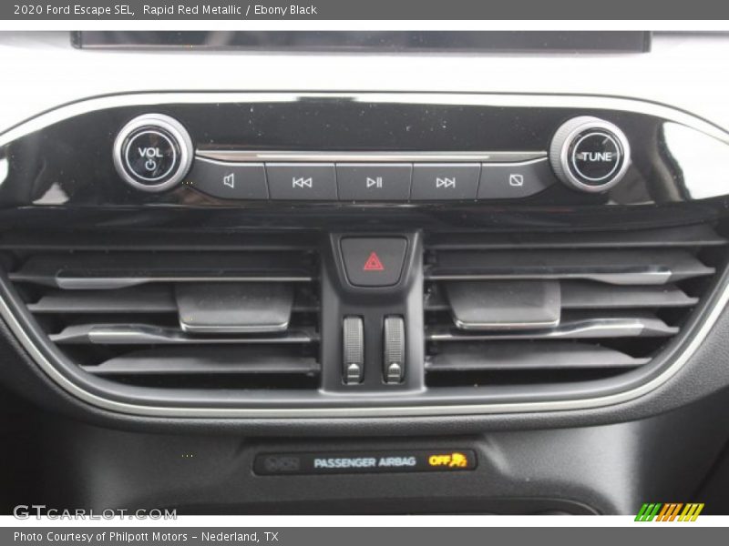 Rapid Red Metallic / Ebony Black 2020 Ford Escape SEL