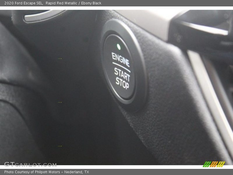 Rapid Red Metallic / Ebony Black 2020 Ford Escape SEL