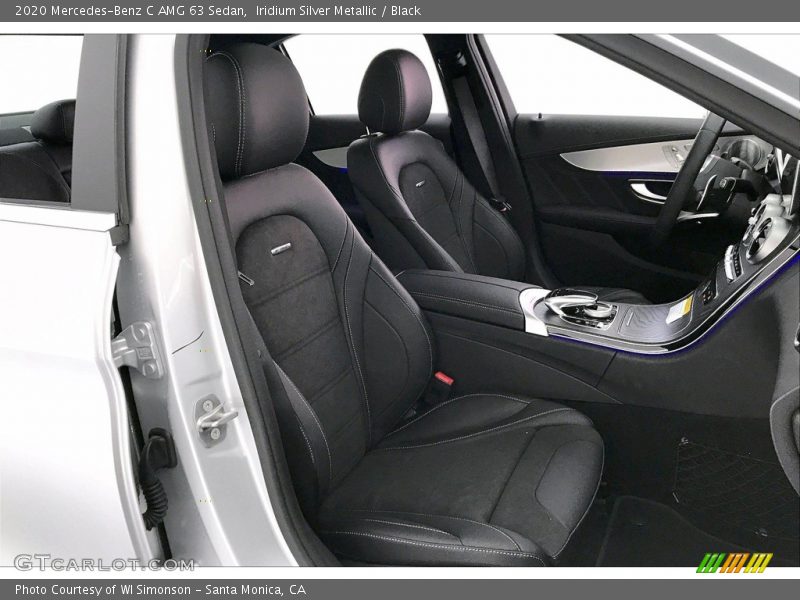 Iridium Silver Metallic / Black 2020 Mercedes-Benz C AMG 63 Sedan