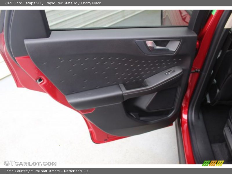 Rapid Red Metallic / Ebony Black 2020 Ford Escape SEL