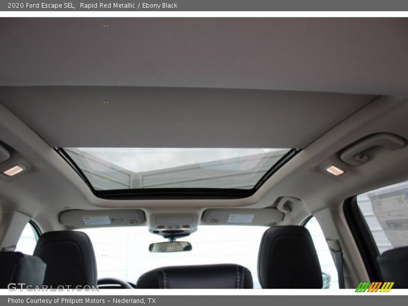 Rapid Red Metallic / Ebony Black 2020 Ford Escape SEL