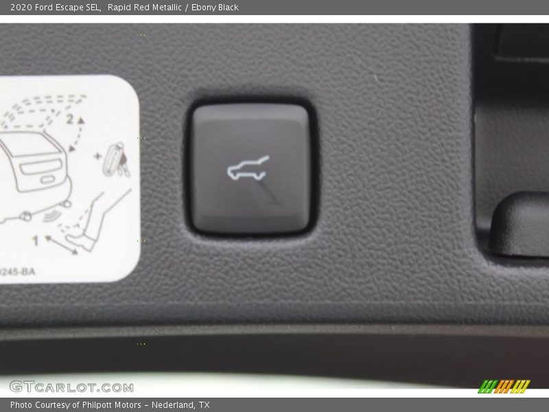 Rapid Red Metallic / Ebony Black 2020 Ford Escape SEL