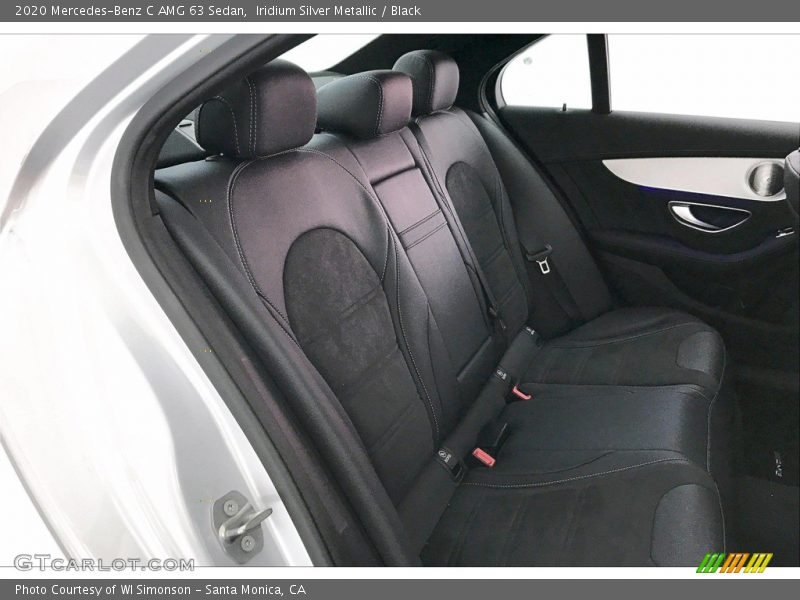 Rear Seat of 2020 C AMG 63 Sedan