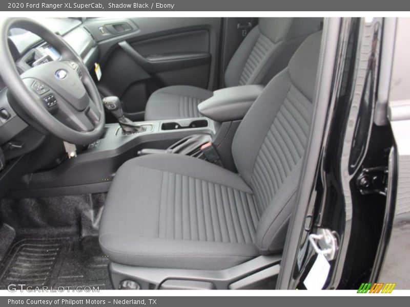 Front Seat of 2020 Ranger XL SuperCab