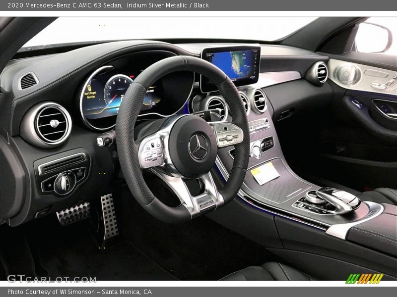 Iridium Silver Metallic / Black 2020 Mercedes-Benz C AMG 63 Sedan