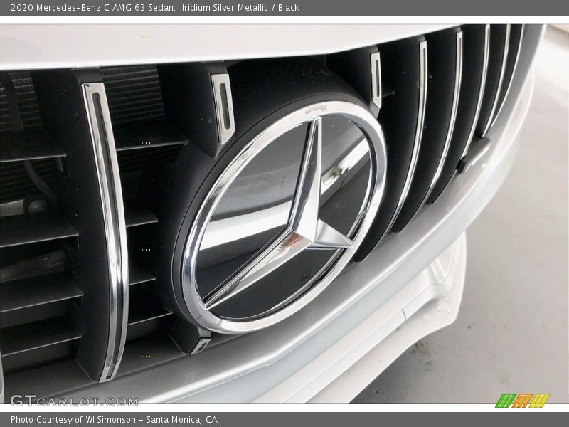 Iridium Silver Metallic / Black 2020 Mercedes-Benz C AMG 63 Sedan