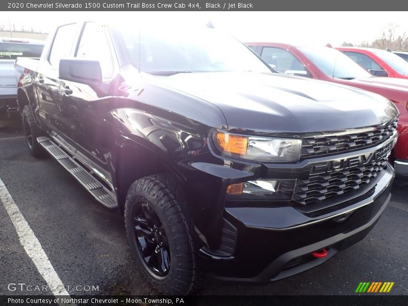 Black / Jet Black 2020 Chevrolet Silverado 1500 Custom Trail Boss Crew Cab 4x4