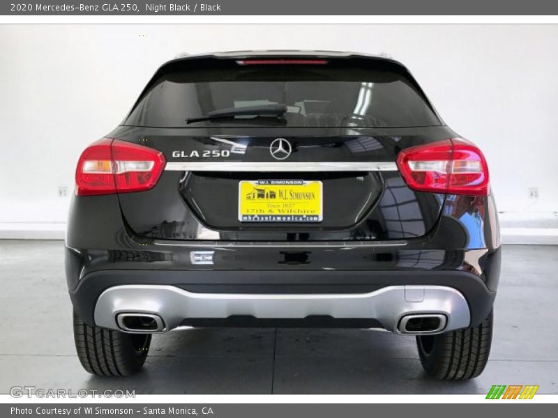 Night Black / Black 2020 Mercedes-Benz GLA 250