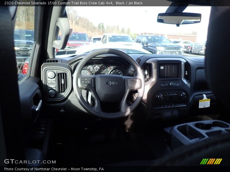 Black / Jet Black 2020 Chevrolet Silverado 1500 Custom Trail Boss Crew Cab 4x4