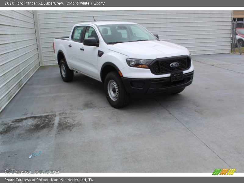 Oxford White / Ebony 2020 Ford Ranger XL SuperCrew