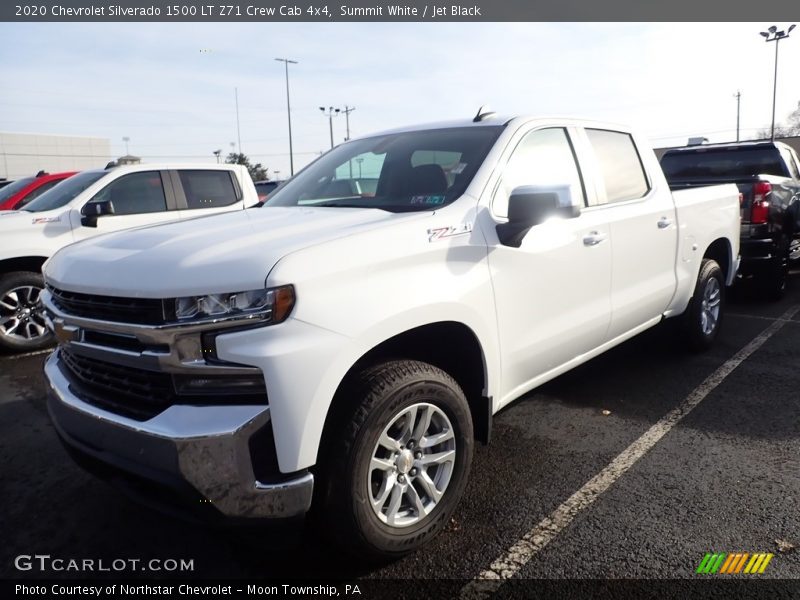 Summit White / Jet Black 2020 Chevrolet Silverado 1500 LT Z71 Crew Cab 4x4