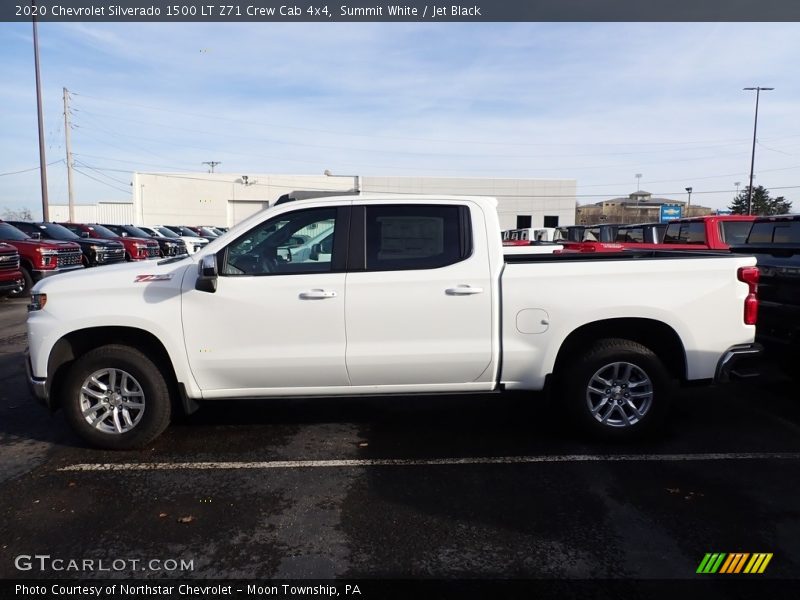 Summit White / Jet Black 2020 Chevrolet Silverado 1500 LT Z71 Crew Cab 4x4