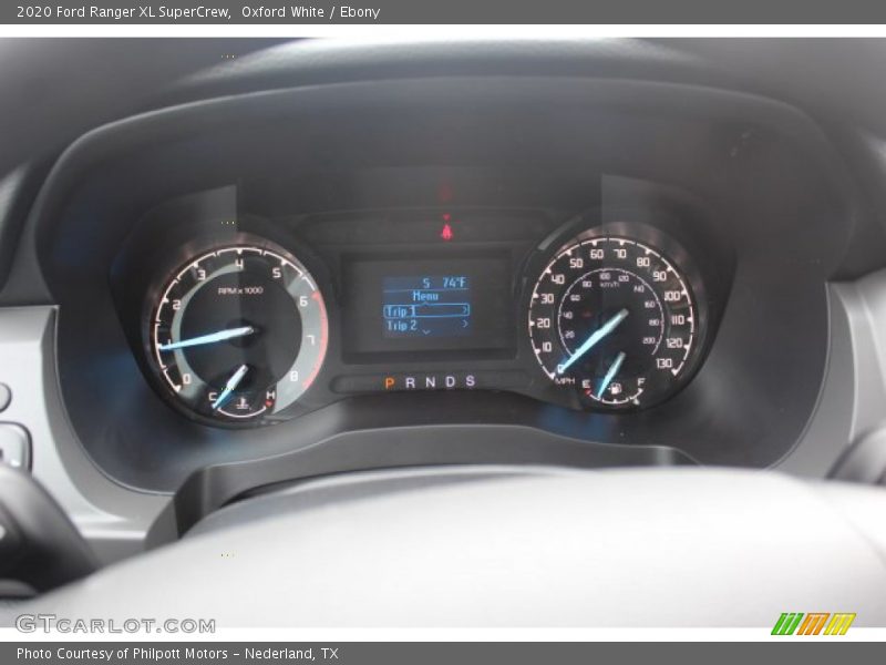  2020 Ranger XL SuperCrew XL SuperCrew Gauges