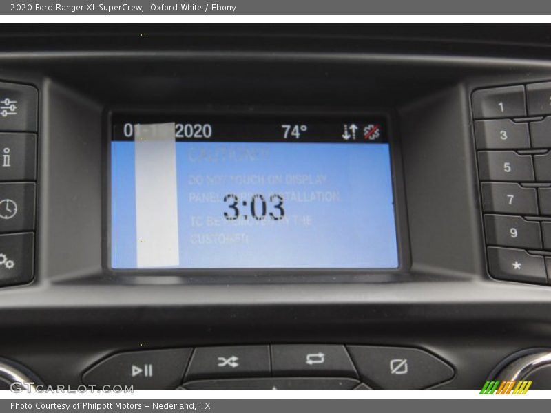 Oxford White / Ebony 2020 Ford Ranger XL SuperCrew